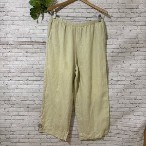 Willow Lagenlook Linen Elastic Waist Pull On Pants